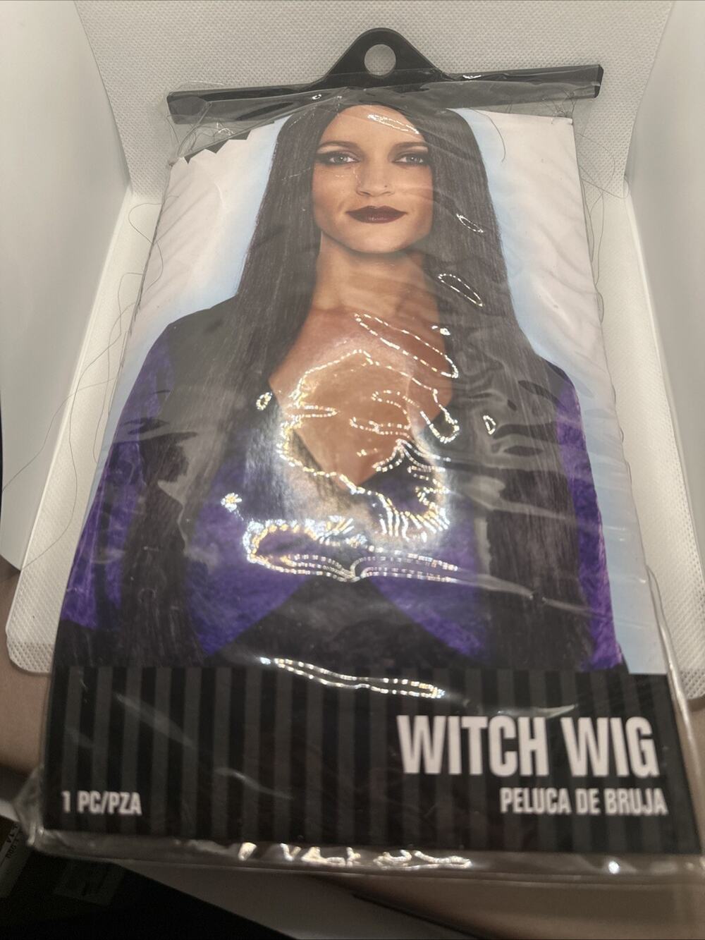 Witchy Wig Black Suit Yourself Fancy Dress Up Halloween Adult Costume Accessory